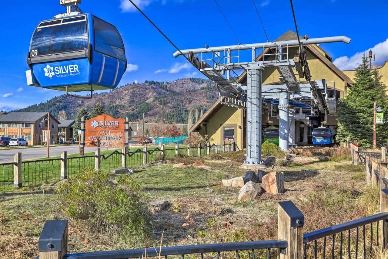 Pet-Friendly Silver Mountain Studio Mountain View Kellogg Extérieur photo